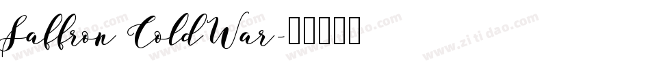 Saffron ColdWar字体转换